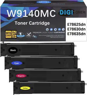 W9140MC Toner Cartridge Replacement for HP W9140 W9141 W9142 W9143 Toner Cartridge Compatible with HP Color Laserjet Managed MFP E78625dn E78630dn E78635dn Printers( 4-Pack,BCMY )