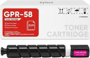 GPR58 GPR-58 Magenta Toner Cartridge High Yield Replacement for Canon GPR-58 Toner Cartridge ImageRunner Advance C256 C256iF C356 C356iF DX C257 C257iF C357 C357iF Printer Ink 1-Pack