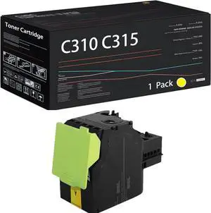 C310 C315 Toner Cartridge Compatible for Xerox C310 C315 Printers, with Chip, High Yield 3000 Pages, High-Definition Printing (Yellow)