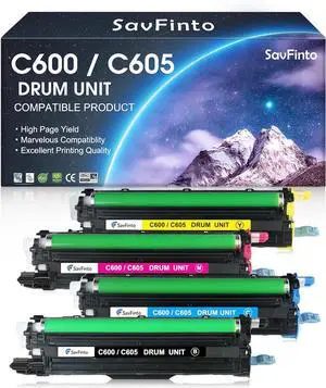 C600 C605 Image Drum Unit Replacement for XEROX Versalink C600N C600DT C600DN C605DN C605S C605X C605XL Printer (108R01488 108R01485 108R01486 108R01487, BK/C/Y/M, 4-Pack)