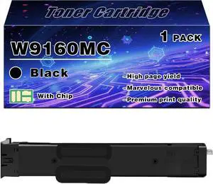 W9160MC Toner Cartridges Compatible for HP W9160MC W9161MC W9162MC W9163MC Toner Cartridge Work for HP Color Laserjet Managed MFP E87740Z E87750Z E87760Z E87770Z Printers,Black
