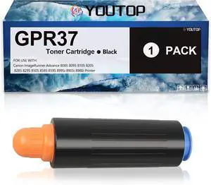 GPR-37 GPR37 Black Toner Cartridge Replacement for Canon 3764B003AA Toner Compatible for Canon ImageRunner Advance 8085 8095 8105 8205 8285 8295 8505 8585 8595 8995i 8905i 8986i Printer
