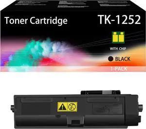 TK-1252 Black High Yield Toner Cartridge Replacement (with Chip) for Kyocera Ecosys MA3500 PA3500 MA3500x MA3500fx MA3501wfx PA3500x PA3500Wx Printers