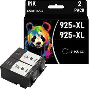 925XL 925 XL Compatible Ink Cartridge Replacement for HP 925 for HP Officejet PRO 8120,Black2