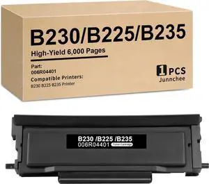 B230/B225/B235 Black Toner Cartridge (006R04401, 6,000 Pages, High-Yield) Replacement for Xerox B230 B225 B235 Printer Ink (Black,1-Pack)
