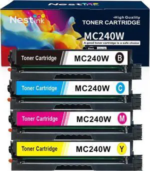 MC240W Toner Cartridge Compatible with Ricoh M C240FW, P C200W Laser Printers, High Yield 4500 Pages, Includes ChipBK/C/Y/M, 4-Pack MC240W Toner Cartridge Compatible with Ricoh M C240FW, P C200W Laser Printers, High Yield 4500 Pages, Includes ChipBK/C/Y/M, 4-Pack