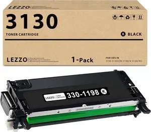3130 Toner Cartridge Replacement for Dell 3130 330-1198 Toner Cartridge for 3130 3130CN 3130CND Printer (Black, 1-Pack)