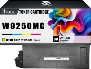 W9250MC Toner Cartridge Compatible for HP W9250MC Black Toner Cartridges Work for HP Laserjet X57945dn X58045zs Printers