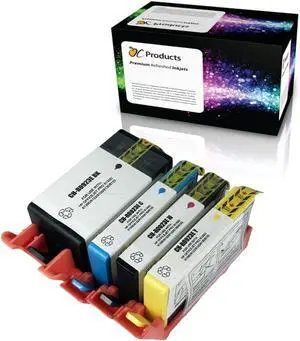 Remanufactured Ink Cartridge 4 Pack for HP 923e Ink Cartridge for OfficeJet Pro 8122e 8125e 8135e 8138e 8139e