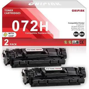 072H Black Toner Cartridge Replacement Compatible for Canon 072H Toner Cartridge 072 H 5648C001 for imageCLASS MF284dw MF287dw MF289dw LBP172dw LBP170 MF280 Printer (4,100 Pages, 2 Pack)