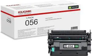 1 Pack 056 Black Toner Cartridge with Chip Replacement for Canon 056 Work with imageCLASS LBP320 LBP325dn MF540 Series| 056