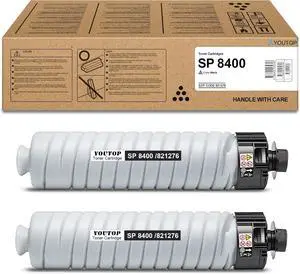 SP 8400 SP8400 Black Toner Cartridge Replacement for Ricoh SP8400 Toner Compatible for Ricoh SP 8400DN Savin SP 8400DN Lanier SP 8400DN Printer(821276)