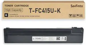 T-FC415U TFC415U Black Toner Cartridge High Yeild Compatible with T-FC415U-K Replacement for Toshiba E-Studio 2515AC 3015AC 3515AC 4515AC 5015AC Printer(Black, 1 Pack)