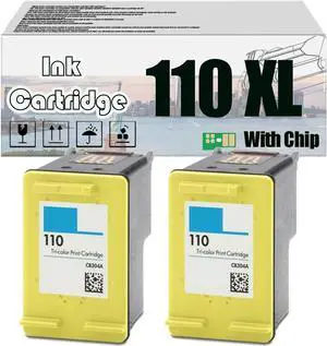 110XL 110 XL CB304AN 18 ML Ink Cartridges, Compatible for HP Photosmart A310 A311 A314 A316 A320 A516 A526 A612 A617 A618 A626 A716 PrintersHigh Print Volume with C 2 pcs