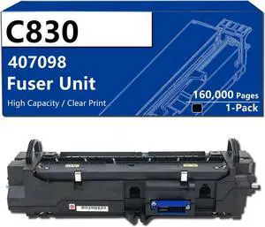 C830 Compatible Fuser Unit Replacement for 407098 Fuser Fixing Unit for Ricoh Aficio SP C830DN SP C831DN Printers, High-Capacity 160,000 Pages, 110V