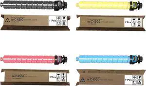 IM C4500 IM C5500 IM C6000 Toner Cartridge Compatible for 842279 842280 842281 842282 Toner Cartridge High Capacity Replacement for Ricoh IMC6000 IMC4500 IMC5500 Printer (4-Pack, CMYK)