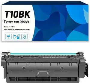 T10 T10BK T10C T10M T10Y Toner Cartridge Compatible for Canon ImageCLASS X LBP1538C MF1538C I-SENSYS C1533P C1538P C1538iF ImageRUNNER C1533iF Printers, High Yield P 1*Black