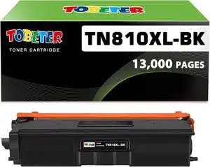 TN810 TN810XL Black TN810XLBK Toner Replacement for Brother TN810BK TN810XLBK Toner Cartridge Compatible for MFC-L9610CDN L9630CDN L9670CDN EX670W HL-EX470W L9410CDN L9430CDN L9470CDN, 13,000 Pages