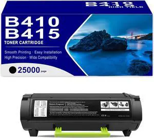 B410 B415 Compatible High Yield Toner Cartridges Replacement for Xerox B410 B415 006R04727 Toner Cartridges No Chip Work for B410 VersaLink B415 Printer