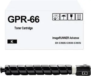 Remanufactured GPR-66 GPR66 Standard Toner Cartridge Use for ImageRUNNER Advance DX C3926i C3930i C3935i Printers (1-Black)