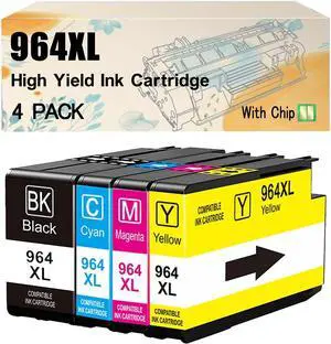 964 XL 964XL Ink Cartridges Compatibles for HP OFFICEJET PRO 9020 9025 OFFICEJET PRO 9010 9012 AI0 Printers 1 pcs