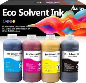 Eco Solvent Ink for Wide Format Grand Format Printers Use for DX4 DX5 DX7 DX9 DX10 DX 11 XP600 TX800 Printhead