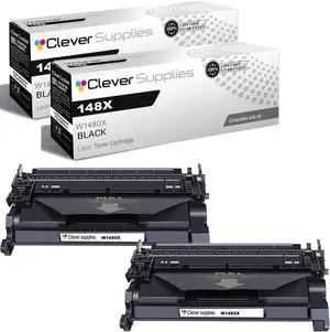 CS Replacement Compatible with HP 148X Toner Cartridge W1480X to use with PRO 4001DN PRO 4001DW PRO 4002DN PRO 4101FDN PRO 4101FDW (Black, 2-Pack) CS Replacement Compatible with HP 148X Toner Cartridge W1480X to use with PRO 4001DN PRO 4001DW PRO 4002DN PRO 4101FDN PRO 4101FDW (Black, 2-Pack)