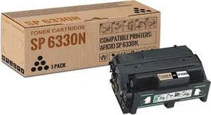 1 Pack SP 6330N Black Toner Cartridge | Replacement for Ricoh 406628 Work with Aficio SP 6330N | 406628