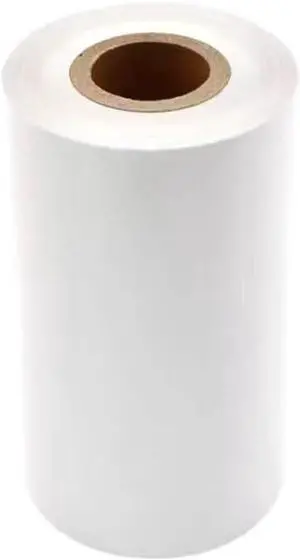 White Resin Thermal Transfer Ribbon 4.33" x 984" 110 mm* 300m Printing Synthetic Stickers or PVC/PET Labels Barcodes & Industrial Packaging Printing Ribbon.