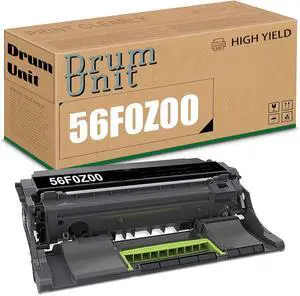 Compatible Black Imaging Drum Unit Replacement for Lexmark 56F0Z00 56F0ZA0 for M3250 XM3250 M1242 XM1242 M1246 XM1246 Printer 1 Drum