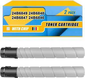 24B6849 24B6848 24B6847 24B6846 Toner Cartridge Compatible Replacement for Lexmark XC9225 XC9235 XC9245 XC9255 XC9265 Printers Black*2