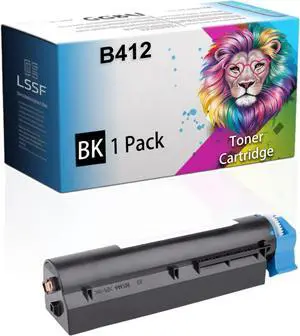 Compatible for Okidata OKI B412 B432 B512 MB472 MB492 MB562w Printers, B412 45807105 Toner Cartridge, Ultra-High Print Page Count with Chip 7000 Pages (Black)
