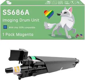 Compatible with Samsung SS686A CLT-R808 Imaging Drum Unit Work for Samsung MultiXpress X4250LX X4300LX Printers (1 Pack Magenta)