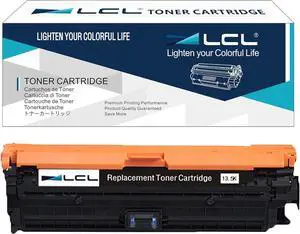 LCL Remanufactured Toner Cartridge Replacement for HP 650A CE270A CP5525 CP5525dn CP5525n CP5525xh M750dn M750n M750xh (1-Pack Black)