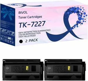 TK-7227 Toner Cartridges Compatible for Kyocera TASKalfa 4012i Printers, High Yield 36000 Pages (2 Pack Black)