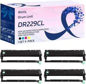 DR229CL Drum Unit Compatible for Brother HL-L3220CDW HL-L3280CDW HL-L3295CDW HL-L3300CDW HL-L8245CDW MFC-L3720CDW MFC-L3765CDW MFC-L3780CDW Printers, with Chip, High Yield 20000 Pages (Multicolor)