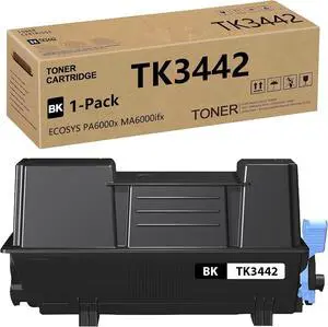 TK-3442 Black High Yield Toner Cartridge Compatible for Kyocera ECOSYS PA6000x MA6000ifx Laser Printer1Pack, 40,000 Pages