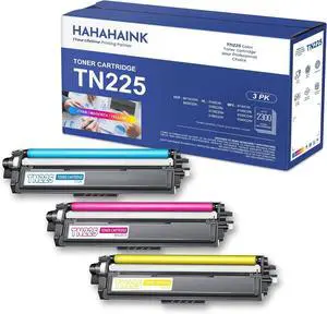 2,300 Pages Compatible TN-225 Toner Cartridge Replacement for Brother TN225 C/M/Y to use with HL-3140CW HL-3150CDN HL-3170CDW HL-3180CDW MFC-9130CW MFC-9140CDN MFC-9330CDW MFC-9340CDW (1C/1M/1Y)