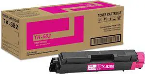 pgisoxt 1 Pack TK-582M 1T02KTBUS0 Magenta Toner Cartridge High Yield Compatible TK-582M TK582M Replacement for Kyocera FS-C5150DN(1102KT3NL0) P6021CDN(1102PS2US0) Printer (up to 3,000 Pages)