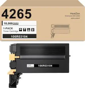 WorkCentre 4265 Black Toner Cartridge High Yield Replacement for Xerox 106R03104 Toner Cartridge for WorkCentre 4265 4265X 4265S 4265XF Printer Ink, 1-Pack, 10,000 Pages