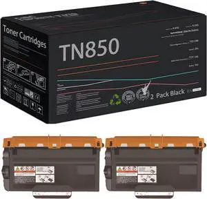 Black Toner Cartridges Compatible with Brother MFC-L6700DW MFC-L6750DW MFC-L6800DW MFC-L6900DW Printer, TN850 TN-850 Toner Supply High Yield 9000 Pages (2 Pack Black)