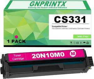 CS331 CX331 Magenta Toner Cartridge Compatible for 20N10M0 Replacement for Lexmark CS331dw CX331adwe CS431dw CX431adw Printer(1 Pack, Smart Chip )