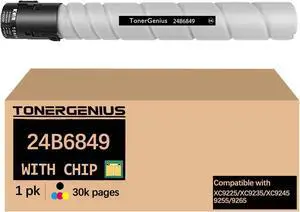 24B6849 Black Toner Cartridges for XC9225 Compatible with Lexmark XC9225 XC9235 XC9245 XC9255 XC9265 Toner cartridges 1-Pack 24B6849