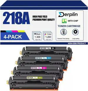 218A W2180A W2181A W2182A W2183A Toner Cartridge Use for Pro 3201dw MFP 3301fdw 3301sdw Printers (with Chip)
