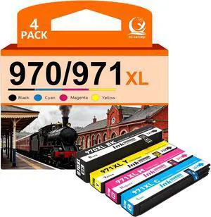 970XL 971XL Compatible Ink Cartridge Set Replacement for 970 971 XL Cartridge Work for HP OfficeJet Pro X451dn X451dw X476dn X476dw X551dw X576dw Printers