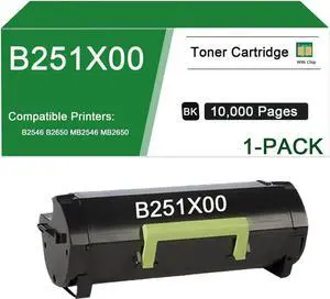 B251X00 Extra High Yield Toner Cartridge Use for B2546dw B2650dw MB2546ade MB2650adwe Printers (1 Black)