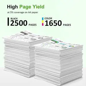 936 936XL 9125e Ink Cartridges Combo Pack: Replacement for HP 936e Ink 936XL Black and 936 Color Combo Pack for HP OfficeJet Pro 9120e 9730e 9130 9135e 9122e 9128e 9110b 9120b Printer