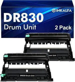 DR830 Drum Unit DR-830 Black 2Pack Compatible Replacement for Brother Drum DR830 DR-830 DR 830 for HL-L2400D L2405W L2460DW L2460DWXL L2865DW L2480DW DCP-L2640DW MFC-L2807DW L2820DW L2820DWXL Printer