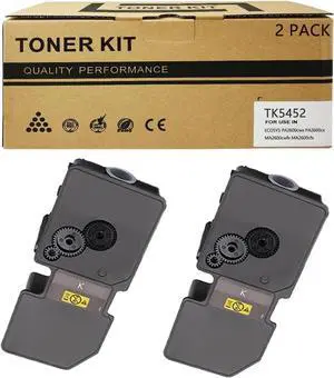TK5452K Toner Compatible for Kyocera TK5452 TK-5452 Black Toner Compatible for Kyocera ECOSYS PA2600cwx PA2600cx MA2600cwfx MA2600cfx Printer 2 Pack
