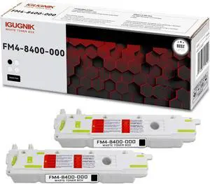 2 Pack FM4-8400-000 Waste Toner Box, Compatible for Canon FM4-8400-000 Waste Toner Box Replacement for imageRUNNER Advance C5030 C5035 C5045 C5051 C5235 C5235A C5240 C5240A C5250 C5255 Printer